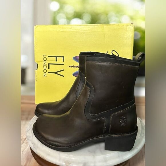 NEW Fly London Mizi102Fly Rug Diesel/Black Size 38 - Picture 5 of 13